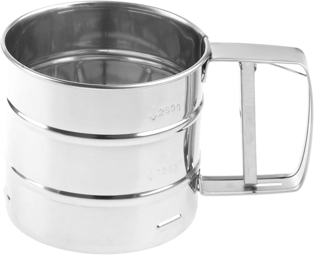 Mecánica de acero inoxidable glaseado malla tamiz coctelera cocina cocina herramienta fina
