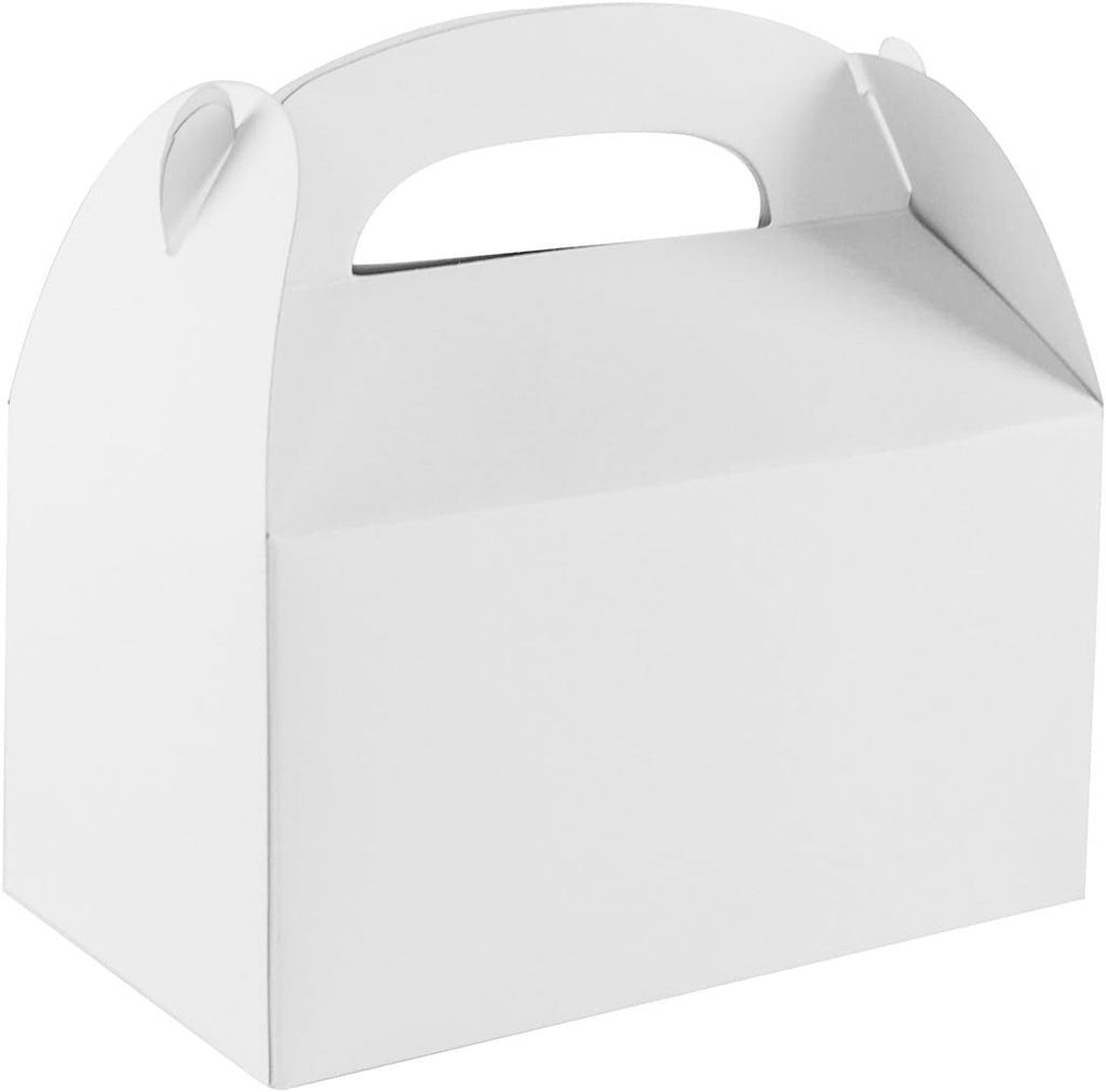 Cajas de Regalo con Asa Super Z Outlet – Pack de 12 | Color Blanco