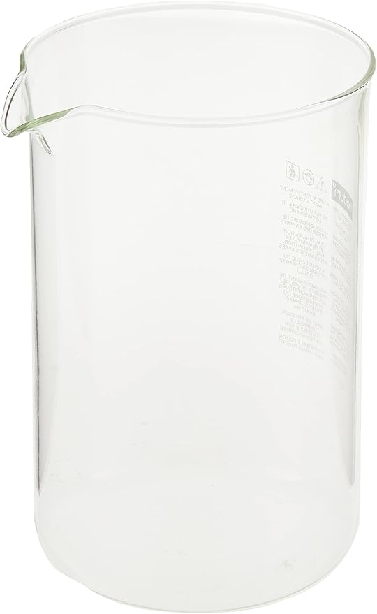 Bodum 1512-10 Vaso de repuesto de vidrio para cafetera de émbolo de 12 tazas
