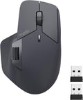 Ratón Inalámbrico Rapoo MT760 Multidispositivo – Bluetooth 5.0, 2.4G, 11 Botones Programables, 4000 PPP