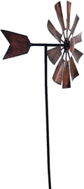 Molinillo de Viento Metálico BinaryABC – Escultura Decorativa para Jardín, Patio y Césped | Exterior