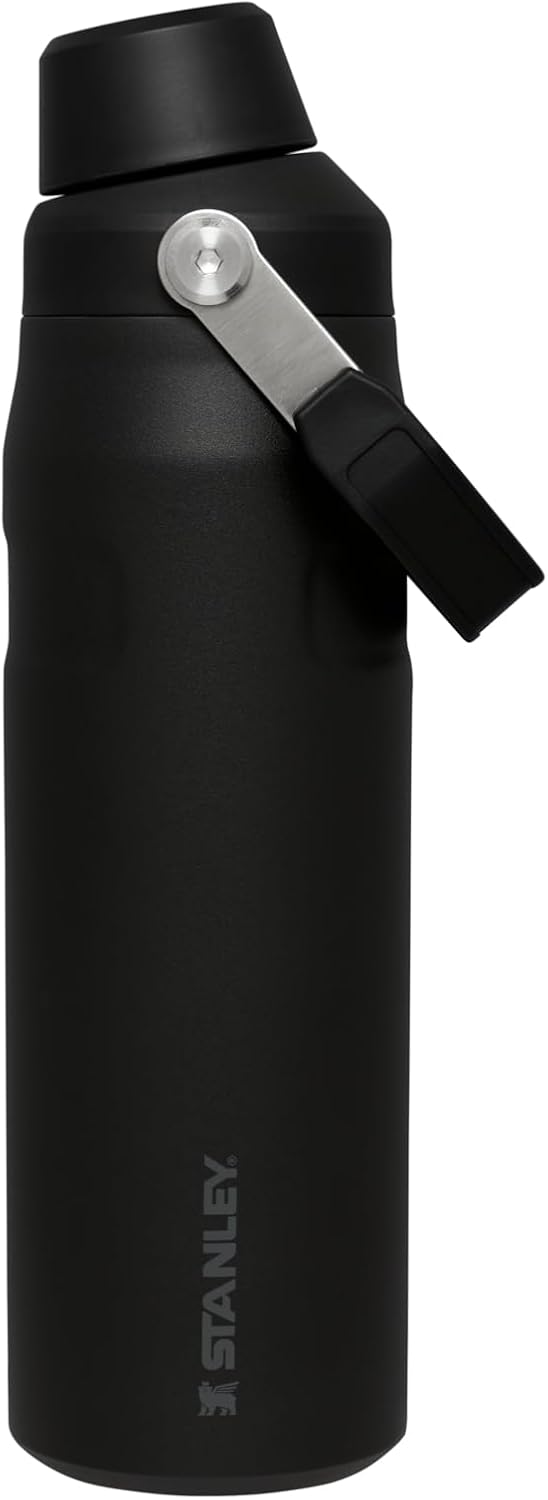 USADO-STANLEY Botella de flujo rápido IceFlow, 24 onzas, negro 2.0