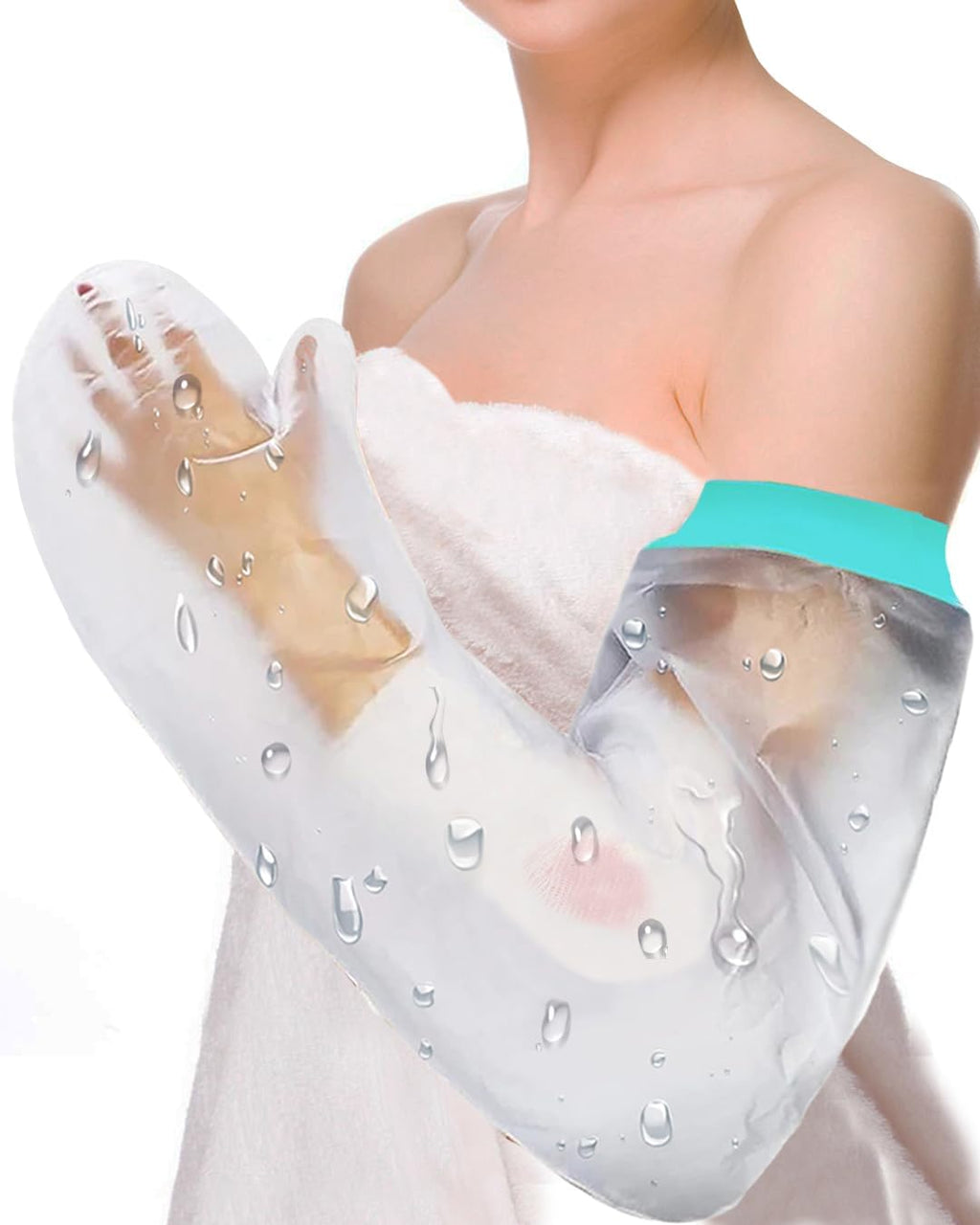 Brazo protector para ducha, vendaje de yeso impermeable para adultos