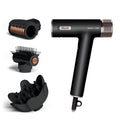 Sistema secador de pelo de alta velocidad Shark SpeedStyle Pro Professional Performance con protector de cuero cabelludo y kit de peinado y secado IQ Speed, ideal para cabello rizado y afro, ligero, iónico, sin daños por calor, HD732