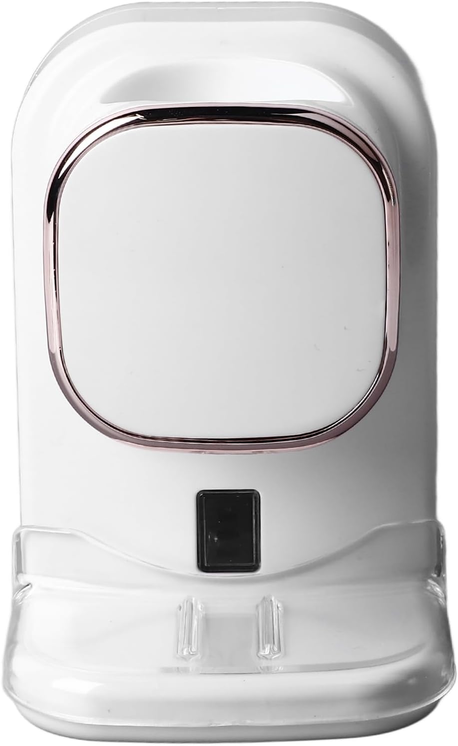Electric Toothpaste Dispenser, Automatic Toothpaste Squeezer, Wall Mounted with 3 Toothbrush Slots and Holder, Smart Bathroom Accessories Stylish Decor (White)