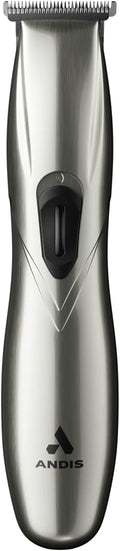 Recortadora de barba Andis 32810 Slimline Pro con o sin cable, cuchilla en T de iones de litio, corte apurado, cromada 