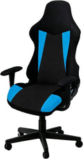 Fundas para sillas de juego PEKJI, fundas elásticas lavables a máquina para sillas de ordenador, videojuegos y oficina (azul)