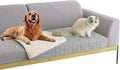 Cobertor Impermeable Antideslizante para Mascotas Tcksstex – Funda Sofá, Auto y Cama 30x70", Gris Claro