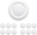 Luz LED de Techo Bajo Perfil 6" Blanco Calido 3000K, 750lm, 9W CRI90 (Paquete de 12)