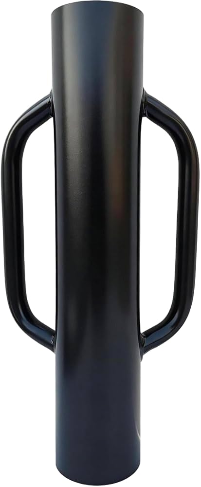 JOERRES MTB Hincapostes con mango, 5,4 kg, hierro negro, martillo para postes en T