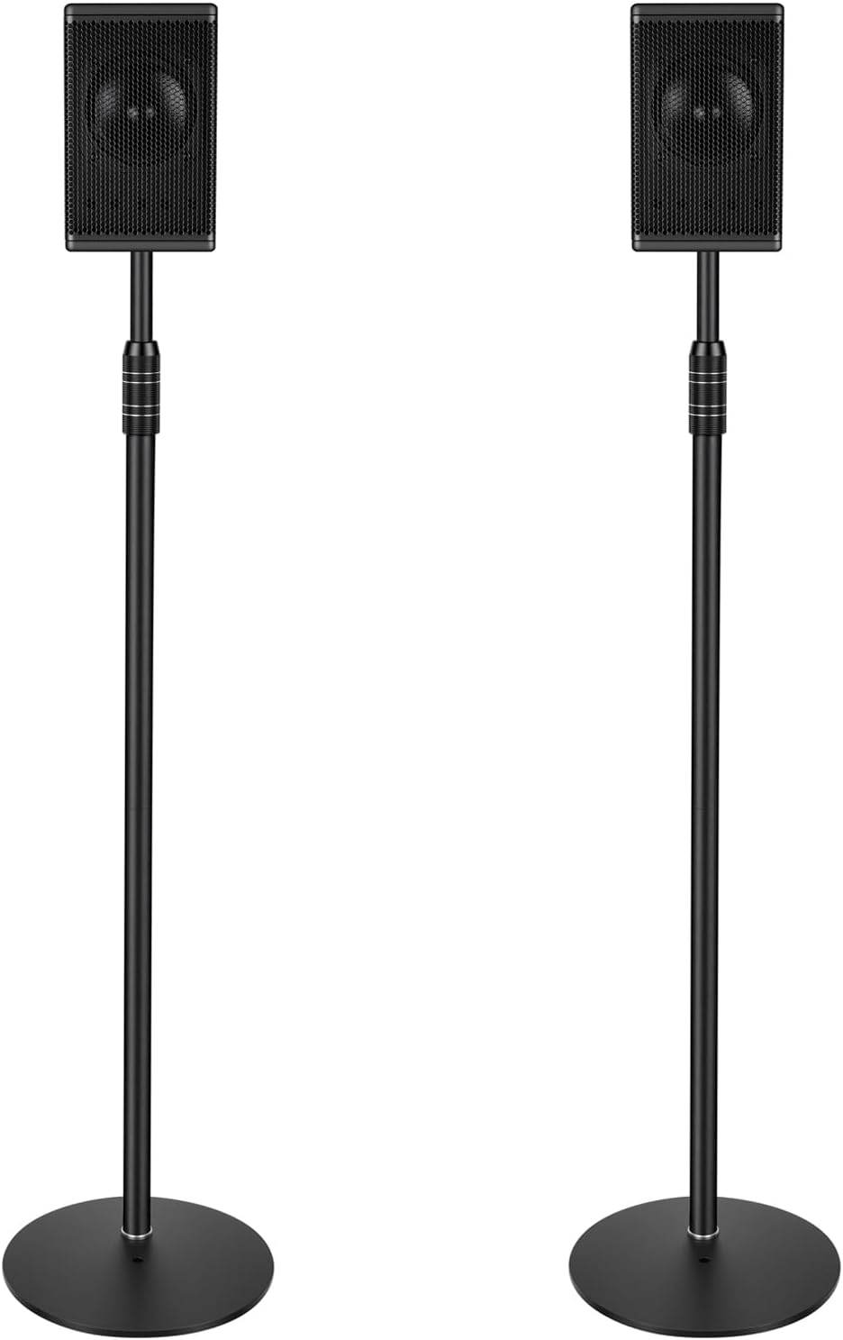 Soporte para altavoz HD-718.2, altura ajustable de 84 a 122 cm