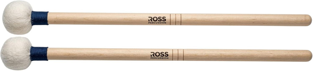 Mazos para timbales ROSS RP General, mango de arce, percusión de concierto, par, cabeza de 3,8 cm, longitud de 36,2 cm.
