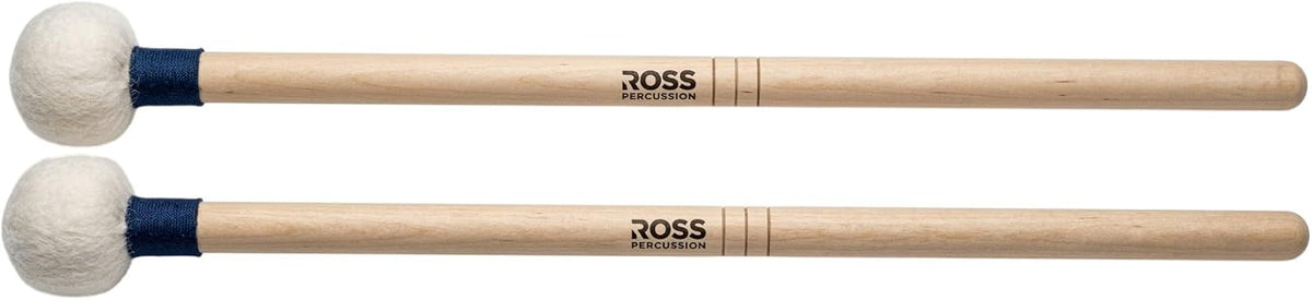 Mazos para timbales ROSS RP General, mango de arce, percusión de concierto, par, cabeza de 3,8 cm, longitud de 36,2 cm.