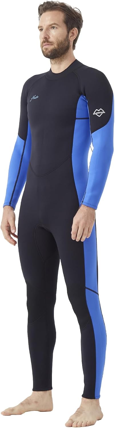 Traje de Neopreno Hevto para Hombre 3/2mm, Wetsuit Completo para Surf, Buceo y Aguas Frias