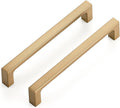 Ravinte Pack de 10 Tiraderas Cuadradas 12.7 cm – Acabado Bronce Champagne para Gabinetes y Cajones