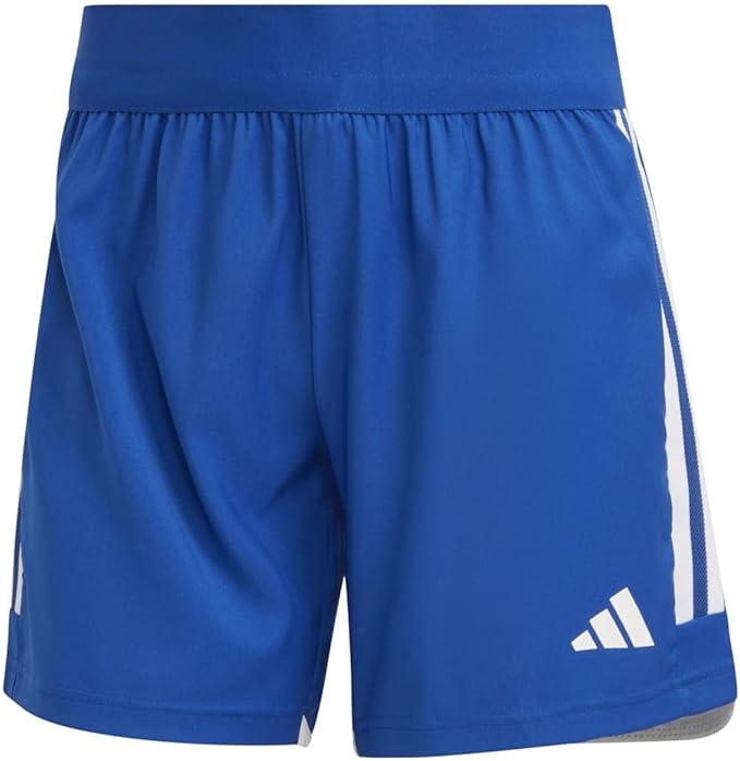 Shorts Adidas Tiro23 para Mujer – Talla S, Color Azul/Blanco