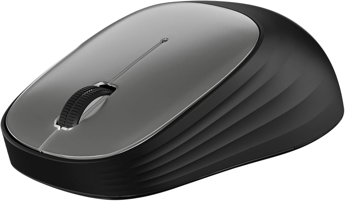 Ratón inalámbrico Bluetooth wegear para portátil, PC, MacBook, Chromebook, ratón Bluetooth con seguimiento óptico de 1600 DPI, ratón compacto y portátil para el trabajo o los viajes, batería con duración de 12 meses - Negro