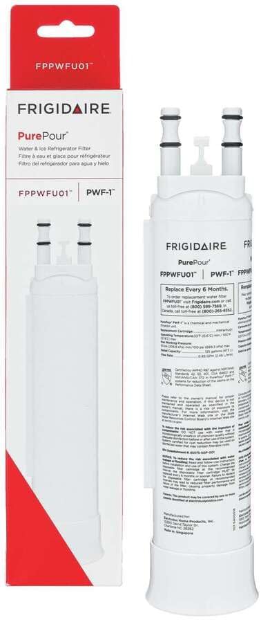 Filtro de Agua Original Frigidaire FPPWFU01 PurePour PWF-1 | Repuesto para Dispensador — Elimina Impurezas y Mejora el Sabor