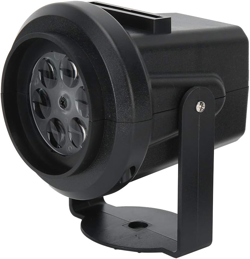 Mwrode Proyector LED giratorio de Navidad, luz ambiental de Halloween, lámpara de proyector de luz para interiores, fiesta de cumpleaños, enchufe de EE. UU., 100 a 240 V