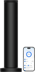 Hotel Scent Diffuser Machine -Cordless Rechargeable Diffuser for Whole House- Scent Air Machine for Home -App Bluetooth Control - Waterless Essential Oil Diffuser for Large Room, Studio Office -Black