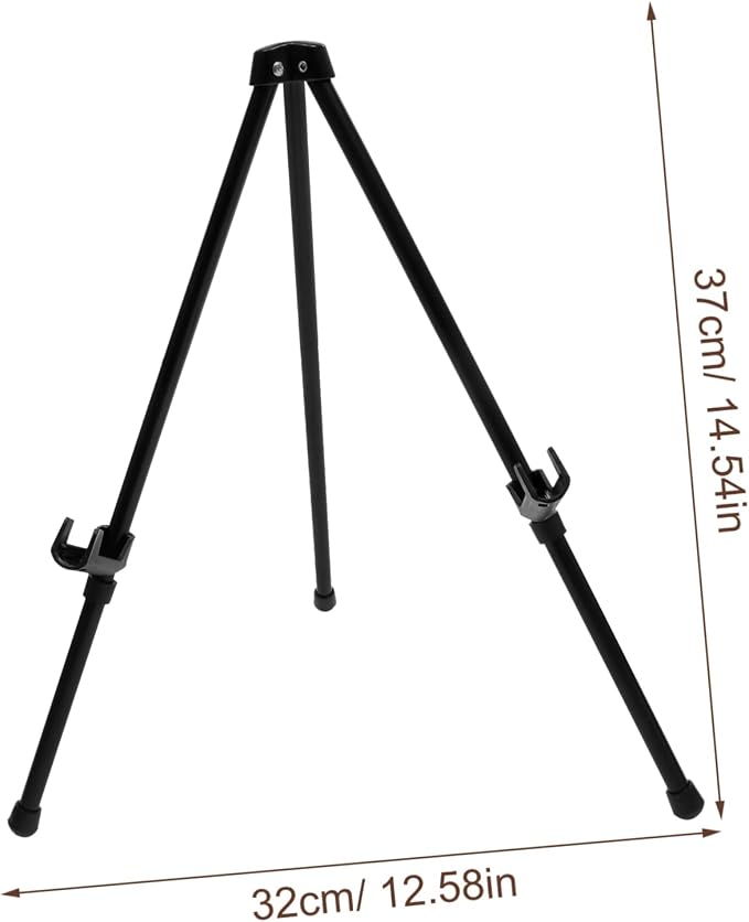 Caballetes de Mesa Tripóde Artibetter – Set de 2 Soportes Portátiles para Pintura y Exhibición
