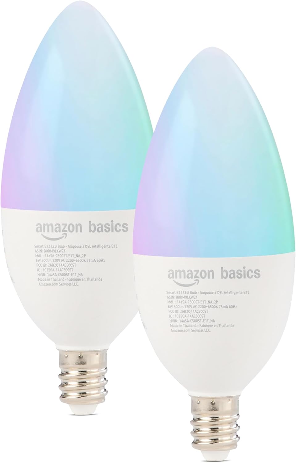 Amazon Basics Foco Empotrado Inteligente 5/6 pulgadas | Cambia de Color, Compatible con Alexa | WiFi 2.4GHz