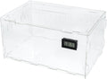 Terrario Acrílico para Reptiles BETAZOOER | Tanque de Cría Grande 15.3"x9.7"x7.6"
