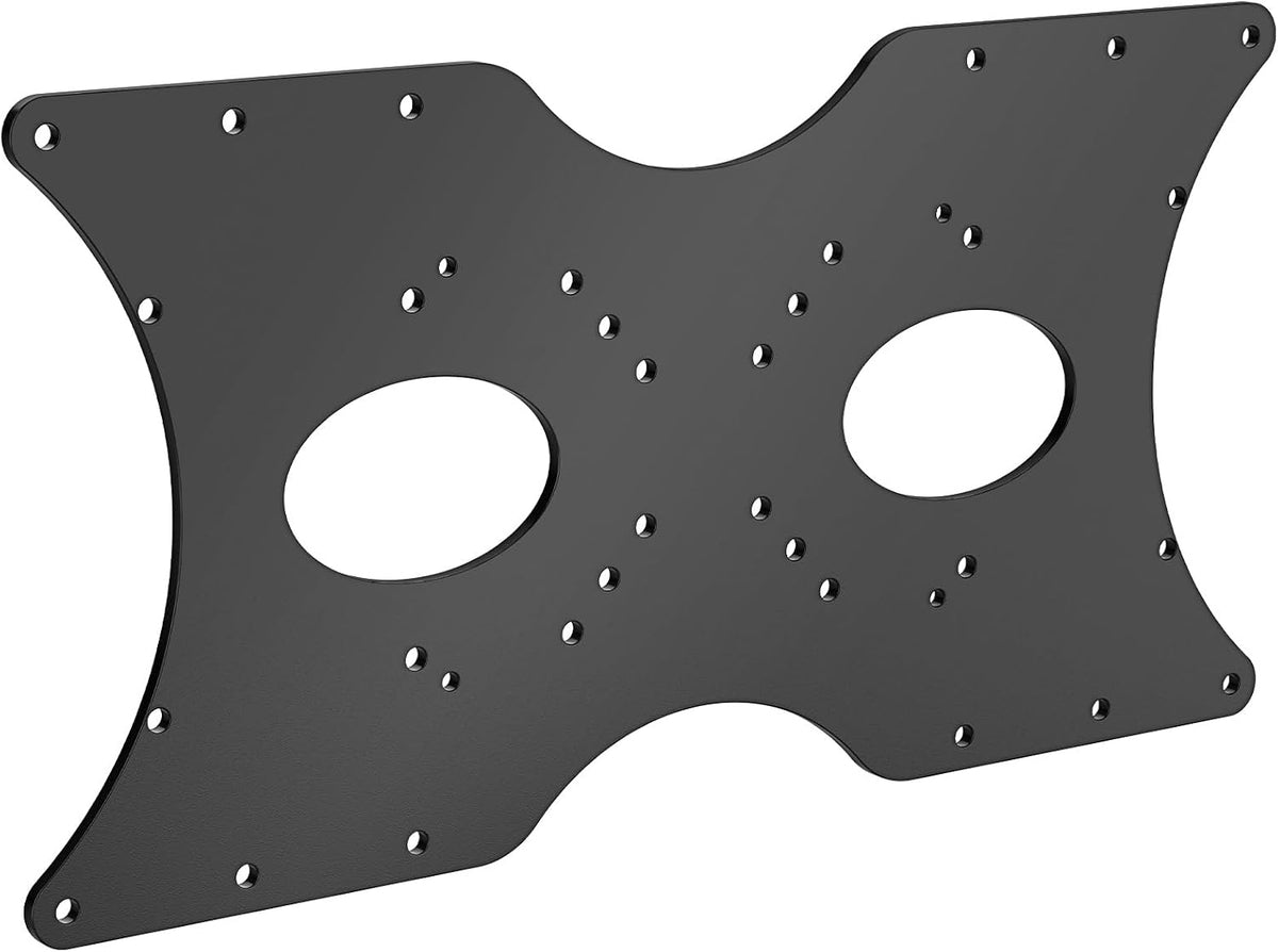 Placa Adaptadora de Soporte para TV | Kit de Conversión para VESA LCD y LED hasta 400x200mm | Para Pantallas de 32 a 55 Pulgadas | Herrajes Incluidos | Negro