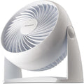 Ventilador circulador de aire Honeywell TurboForce, pequeño ventilador de mesa, silencioso, para el hogar o la oficina, 3 velocidades, cabezal giratorio de 90 grados, blanco, HT-904