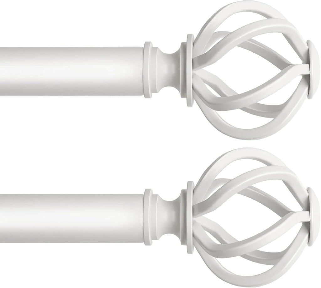 Pack de 2 Barras para Cortinas USFOOK 32–58 Pulgadas – Resistentes, Telescópicas y Elegantes