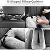 Cojín de viaje para asiento de automóvil, almohada de viaje en forma