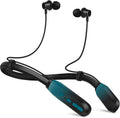 Auriculares Bluetooth Lecefty con banda para el cuello, 200 horas de reproducción extra larga, auriculares inalámbricos estéreo con micrófono, controladores de armadura equilibrada resistentes al agua, auriculares intrauditivos para