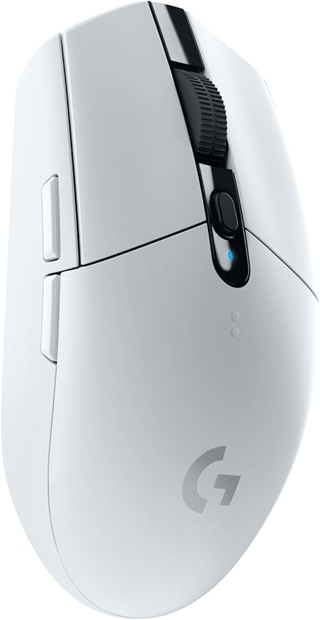 Logitech G305 Lightspeed - Mouse inalámbrico para juegos, color blanco | 12,000 DPI, ligero, 6 botones programables