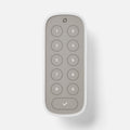 Teclado de nivel - Compatible con cualquier cerradura o cerrojo de nivel - Resistente a la intemperie con retroiluminación LED - Accesorio de cerradura de puerta con Bluetooth para entrada sin llave (Blanco)