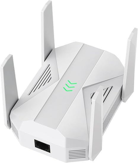 Extensor WiFi 6 1800Mbps Banda Dual 5.8/2.4GHz – Cubre 1,672 m², 125+ Dispositivos, Puerto Ethernet