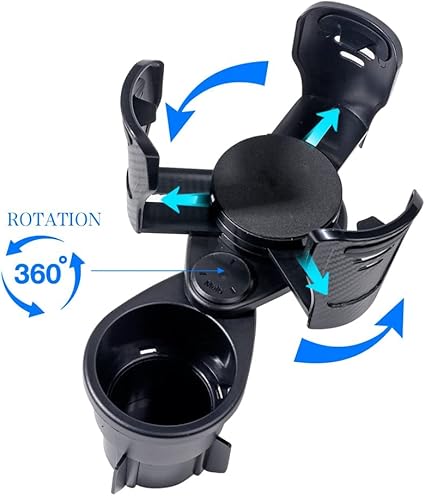 Portavasos Expansor para Auto Multifuncional – Base Mejorada Antideslizante