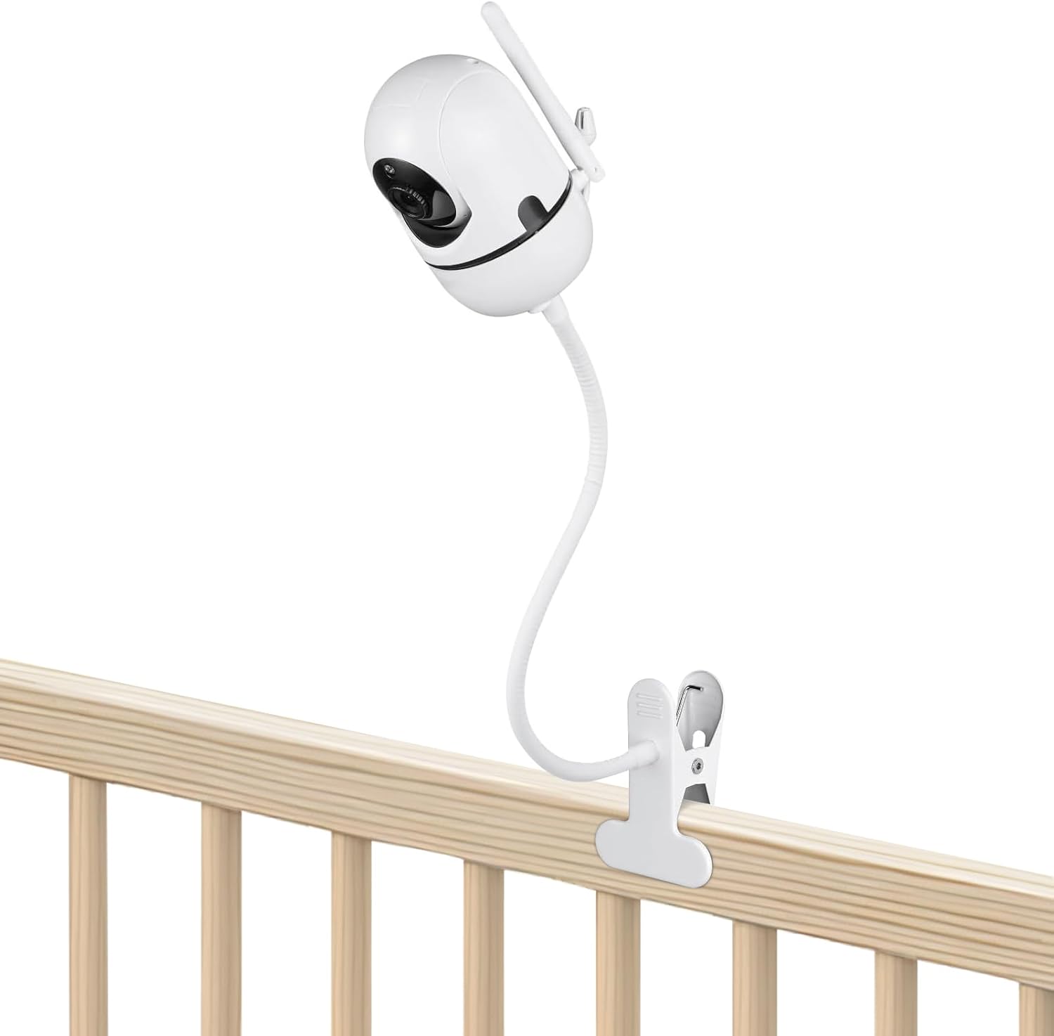 Soporte de clip para monitor de bebé HelloBaby HB6550/HB6560/HB6148/HB6240//HB66/HB6339, ANMEATE SM935E – Soporte de cámara de bebé con abrazadera ajustable, sin taladrar, montaje flexible para cunas, escritorios y estantes