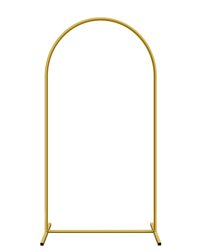 Arco de boda de 2 metros (6,6 pies), soporte de metal para arco de globos