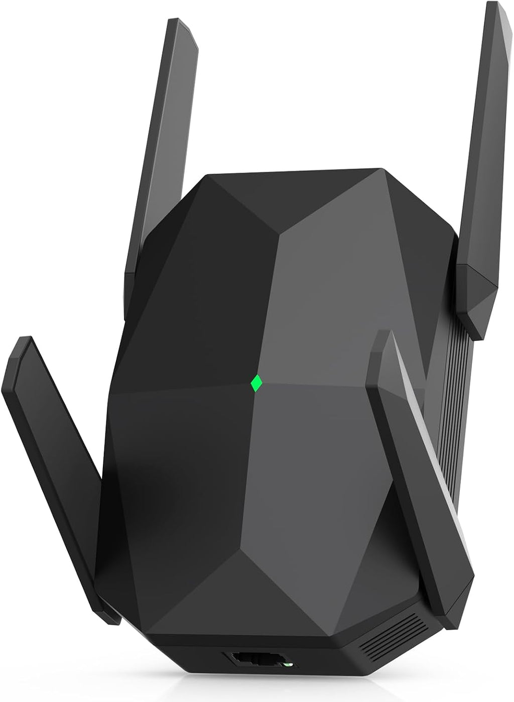 Extensor WiFi 6 Más Rápido 2026 3000Mbps Banda Dual 5.8/2.4GHz Repetidor WiFi Reforzador Señal Hogar Puerto Ethernet Cubre 1,765 m² 125+ Dispositivos Negro
