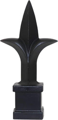 (USADO) 50 puntas decortivas para postes en negro.