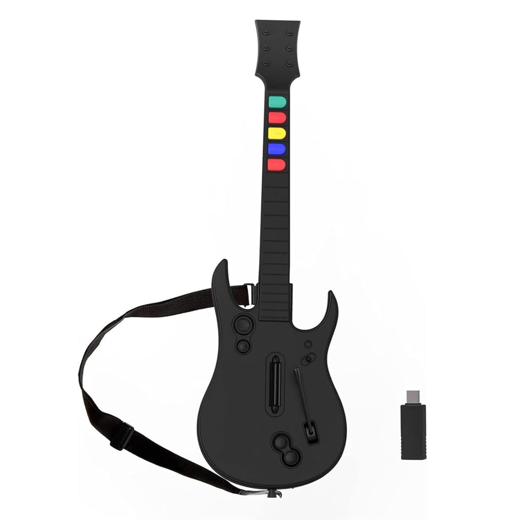 DOYO Wireless Wii Guitar Hero Controller for guitar hero and Rock Band Games, Compatible with All guitar Hero Games and Rock Band 2, Legends of Rock