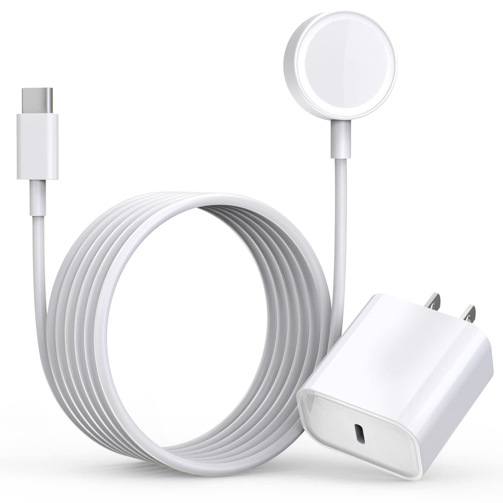 Cargador rápido Apple Watch USB-C 20W cable 2 metros cargador iWatch inalámbrico portátil rápido compatible Apple Watch Series 9/8/7/SE/6/5/4/3/2/1