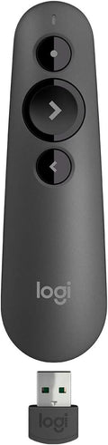 Presentador Inalambrico Logitech R500s | Control para PowerPoint con Puntero Laser | Mando de Presentaciones Inalambrico