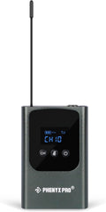 Transmisor portátil de petaca Phenyx Pro, petaca UHF de 900 MHz con conector XLR de 3 pines y 15 frecuencias seleccionables, compatible con PDP-1/2 en la banda UHF de 900 MHz (PWB-P-900).