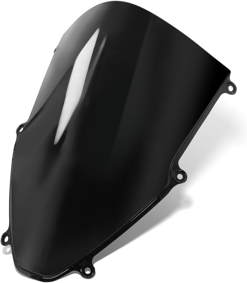 Parabrisas doble burbuja para motocicleta Huggykey, visera deportiva compatible con Honda CBR1000RR CBR 1000RR 2020-2023, deflector de viento y protector de parabrisas.
