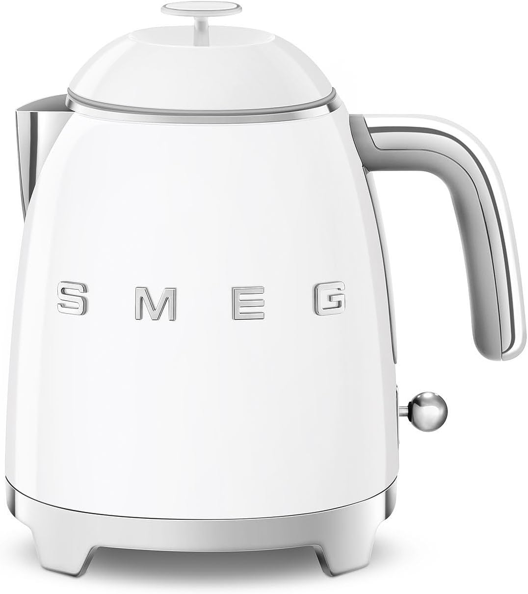 Hervidor eléctrico Smeg KLF05WHEU con capacidad de 0,8 l y potencia de 1400 W. KLF05WHEU - blanco, plástico