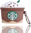 Funda para AirPods Pro 3D Kawaii — Diseño Helado en Vaso Divertido y Tierno Color Café