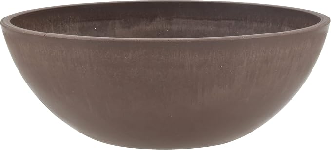 Bol de jardín PSW M25C de 10" - Chocolate, 10 pulgadas