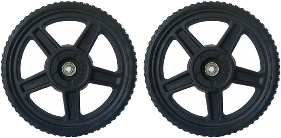 Rueda de repuesto de plástico de 8" para desbrozadora manual (paquete de 2)