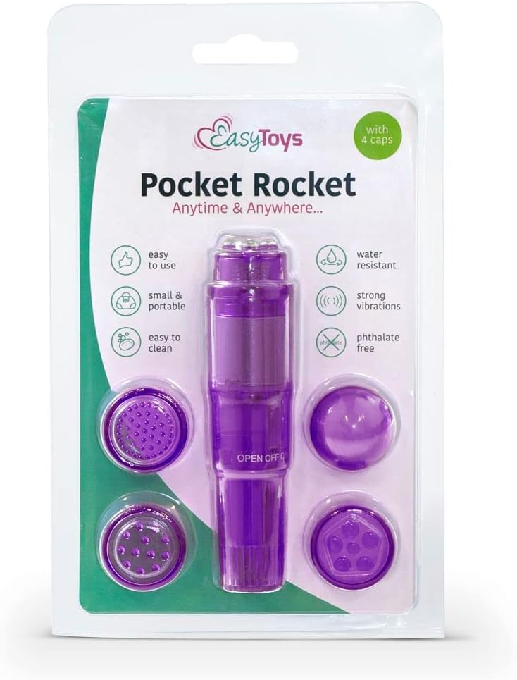 Cohete de bolsillo EasyToys Mini Vibe Collection, morado